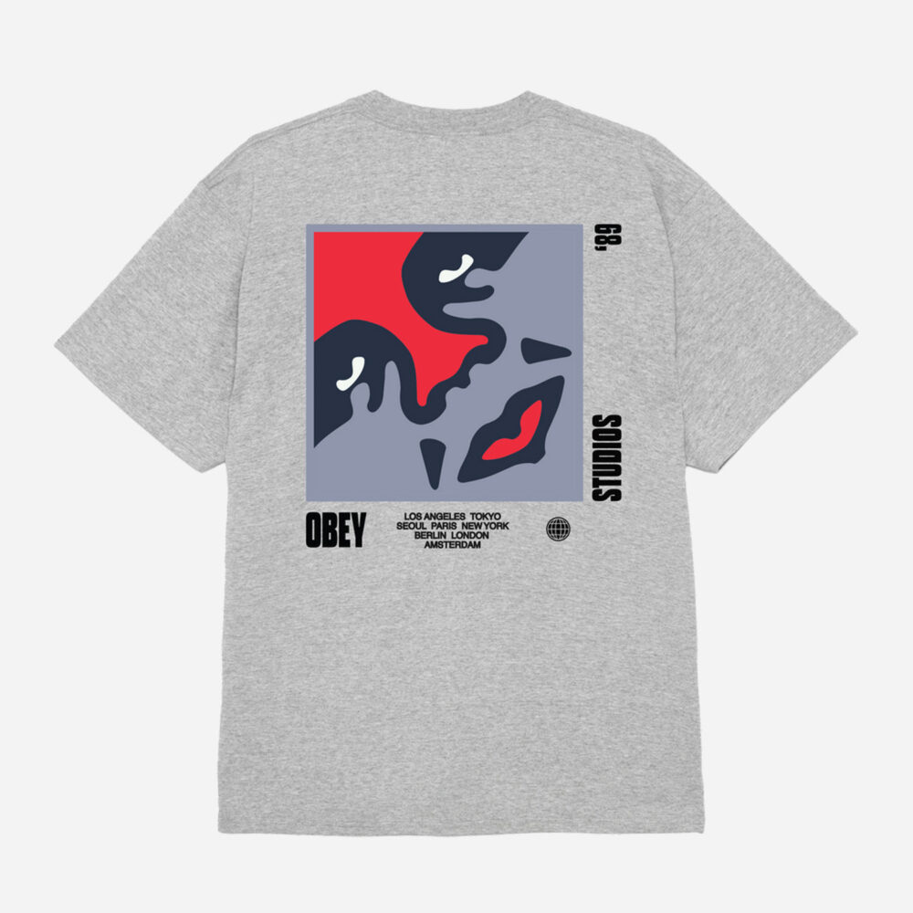 Obey Icon 89 Classic Tee - Heather Grey