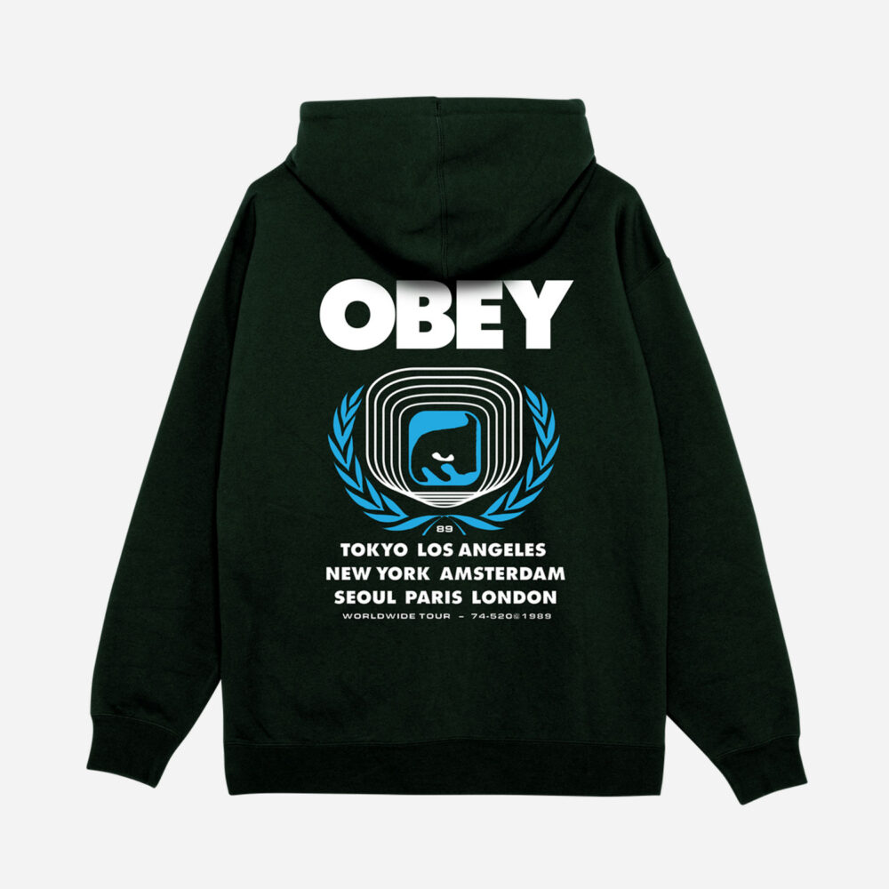 Obey Icon Eye Wreath Hoodie - Botanical Garden