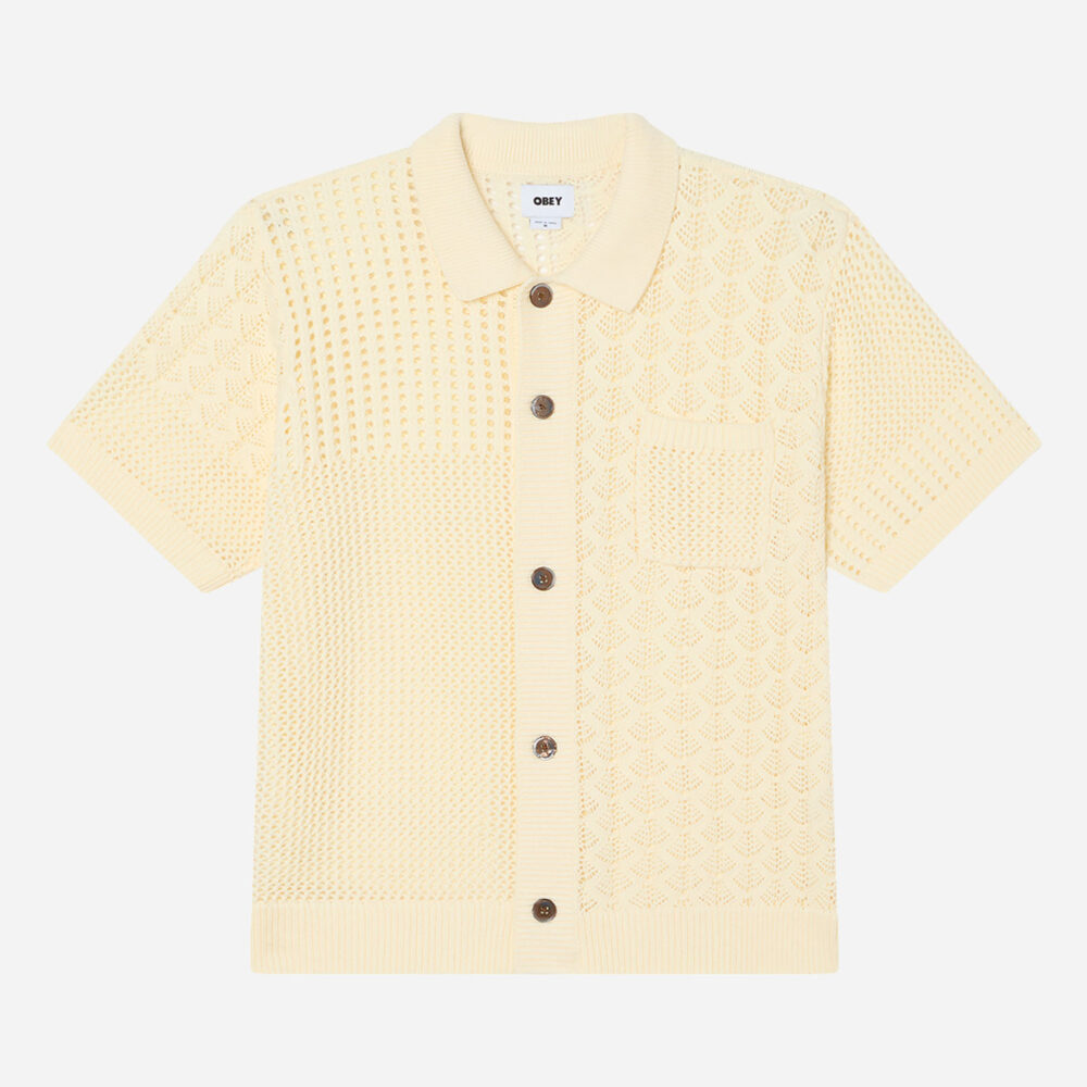 Obey Preston Sweater Shirt - Natural Obey Preston Sweater Shirt - Natural
