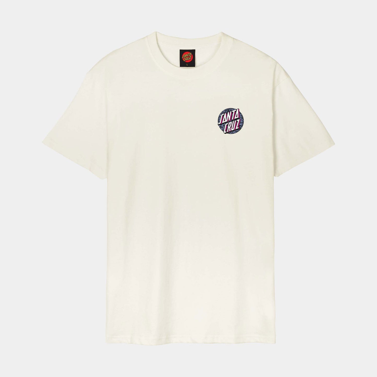 Santa Cruz Control Dot Tee - Unbleached Cotton