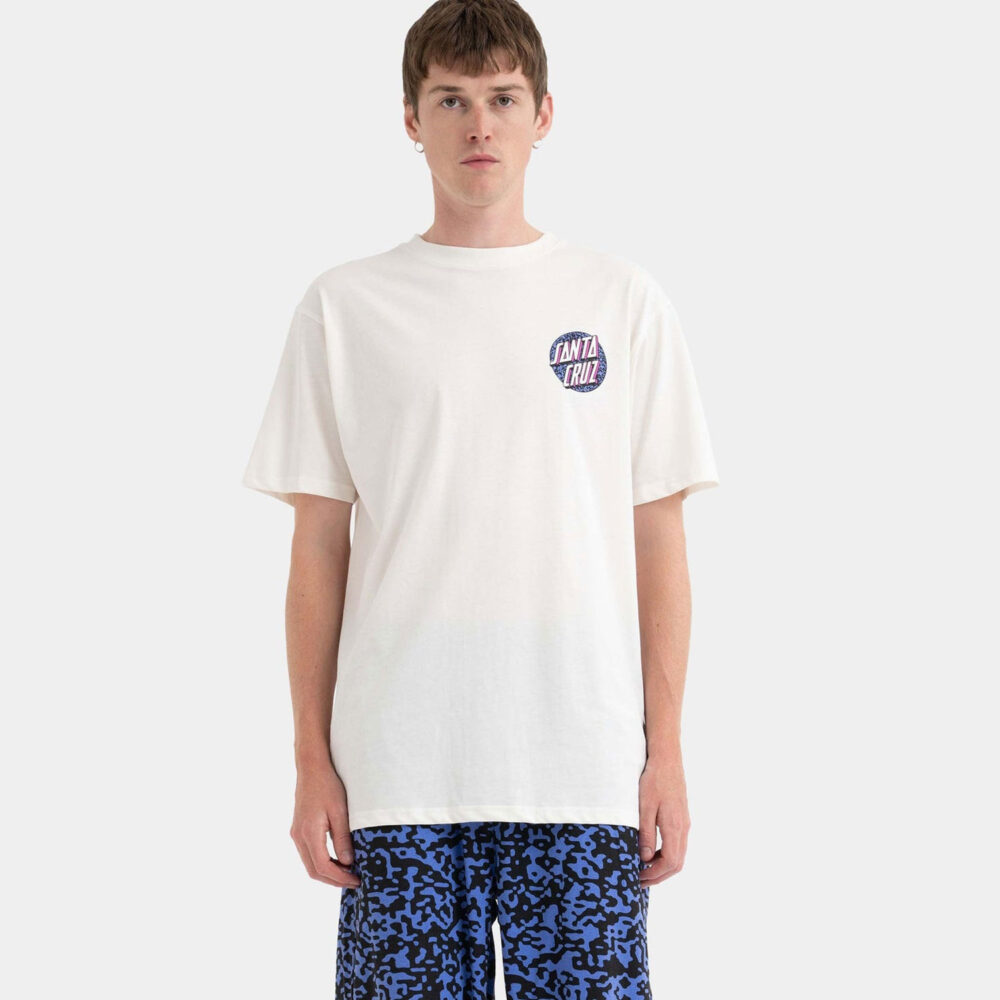 Santa Cruz Control Dot Tee - Unbleached Cotton Santa Cruz Control Dot Tee - Unbleached Cotton