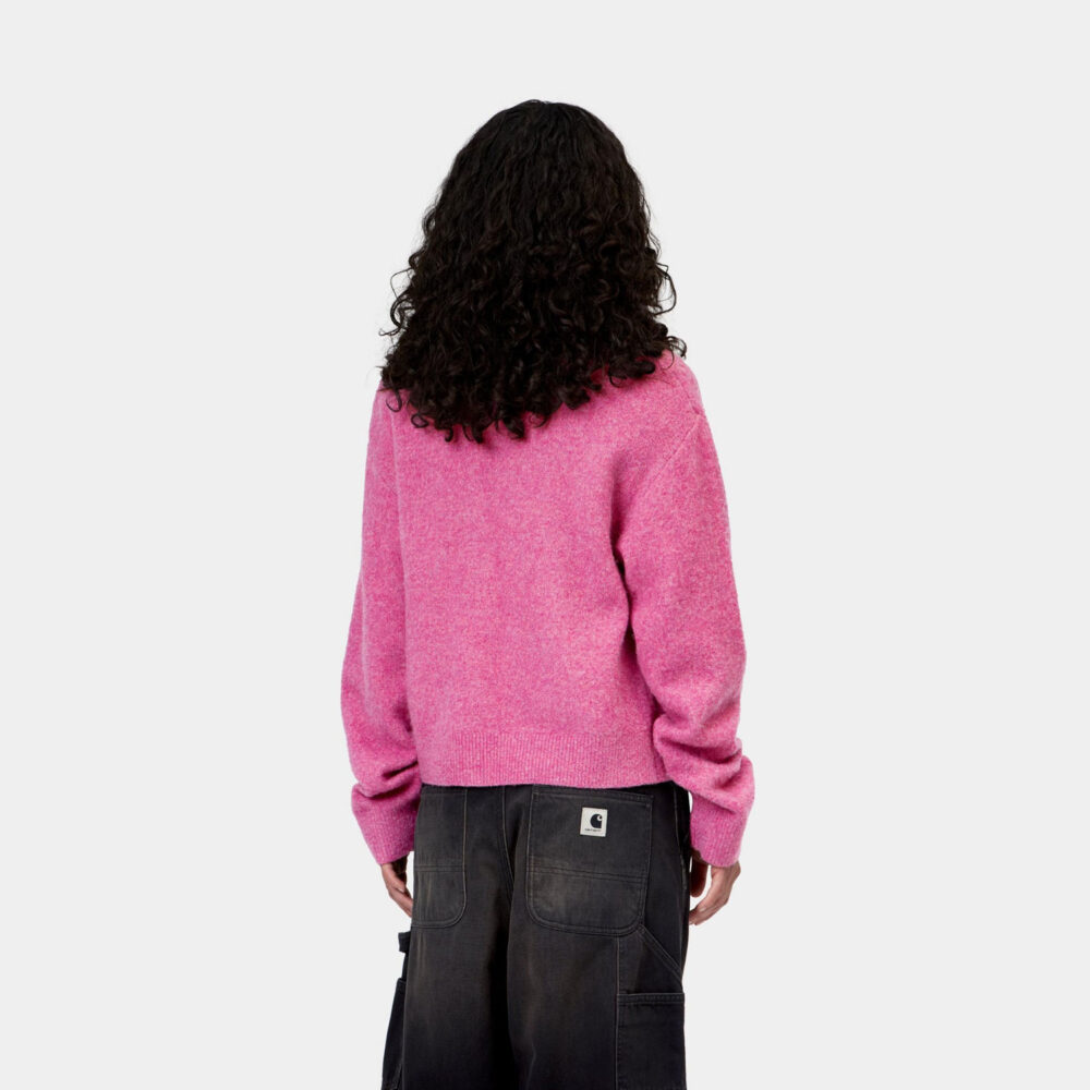 Carhartt WIP Women's Curtis Knitted Sweater - Tangled Hortensia Carhartt WIP Women's Curtis Knitted Sweater - Tangled Hortensia