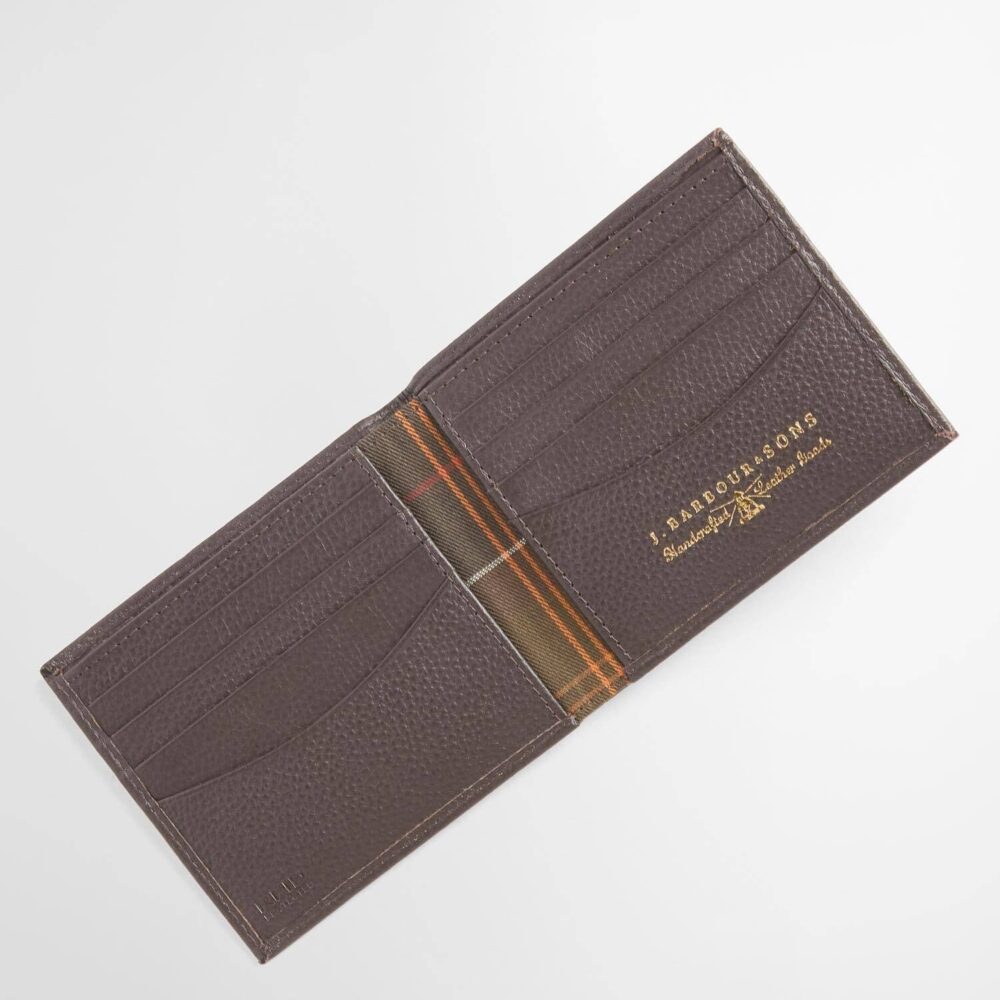 Barbour Amble Leather Billfold Wallet - Dark Brown Barbour Amble Leather Billfold Wallet - Dark Brown