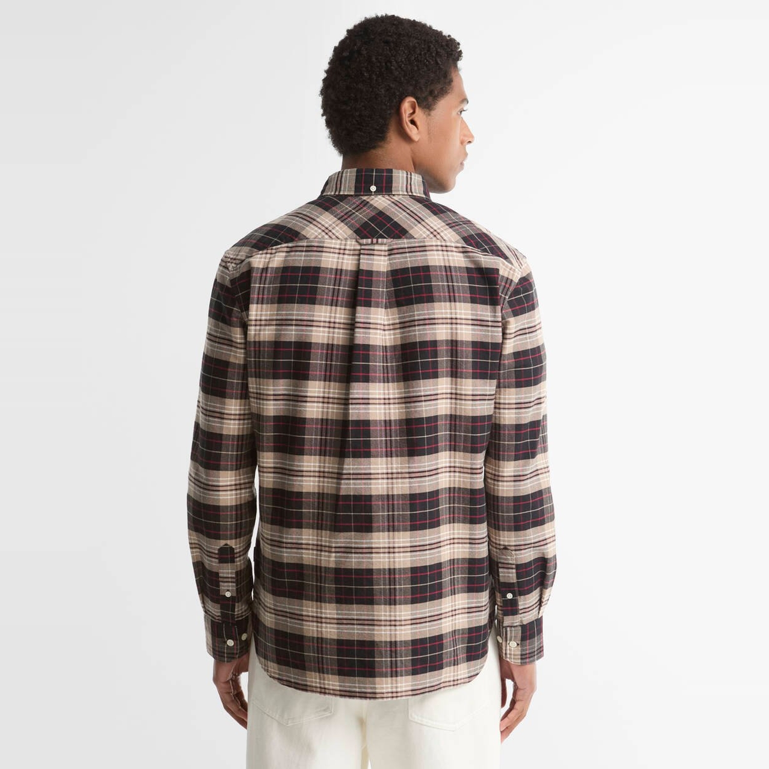 Barbour Annan Authentic Highland Check Oxford Shirt - Stone