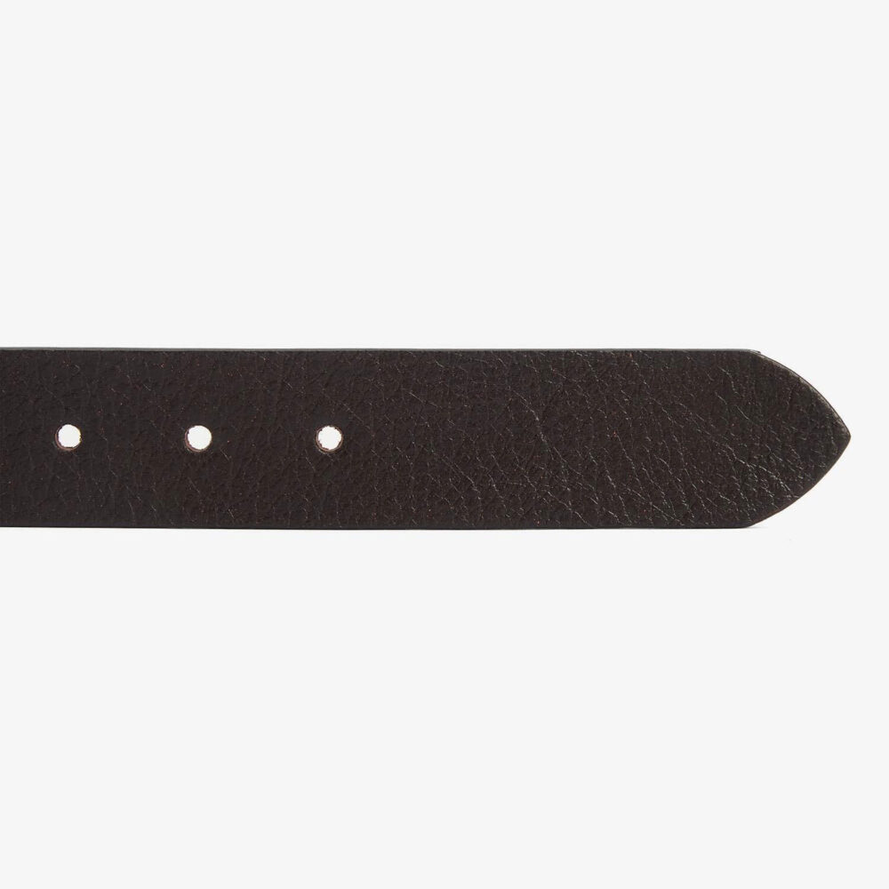Barbour Blakely Leather Belt - Dark Brown