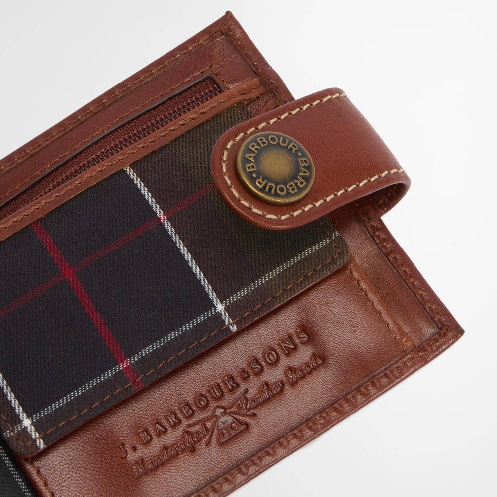 Barbour Bolam Leather Wallet - Heritage Brown Barbour Bolam Leather Wallet - Heritage Brown