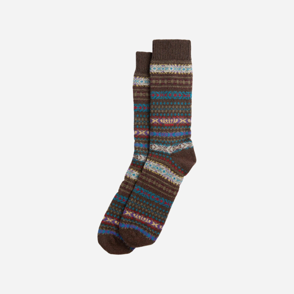 Barbour Boyd Sock - Chocolate Brown Barbour Boyd Sock - Chocolate Brown
