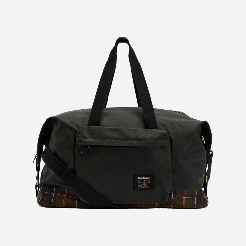 Barbour Field Wax Holdall Bag - Sage/Classic Barbour Field Wax Holdall Bag - Sage/Classic