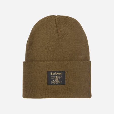 Barbour Harton Beanie Hat - Dark Sand