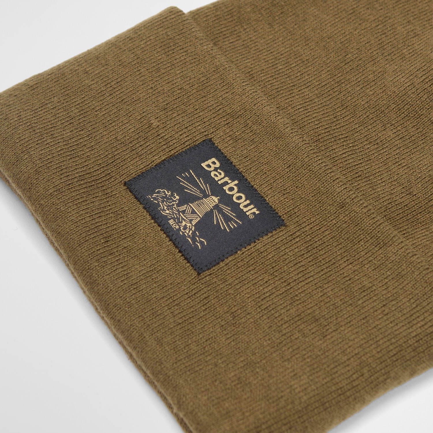 Barbour Harton Beanie Hat - Dark Sand