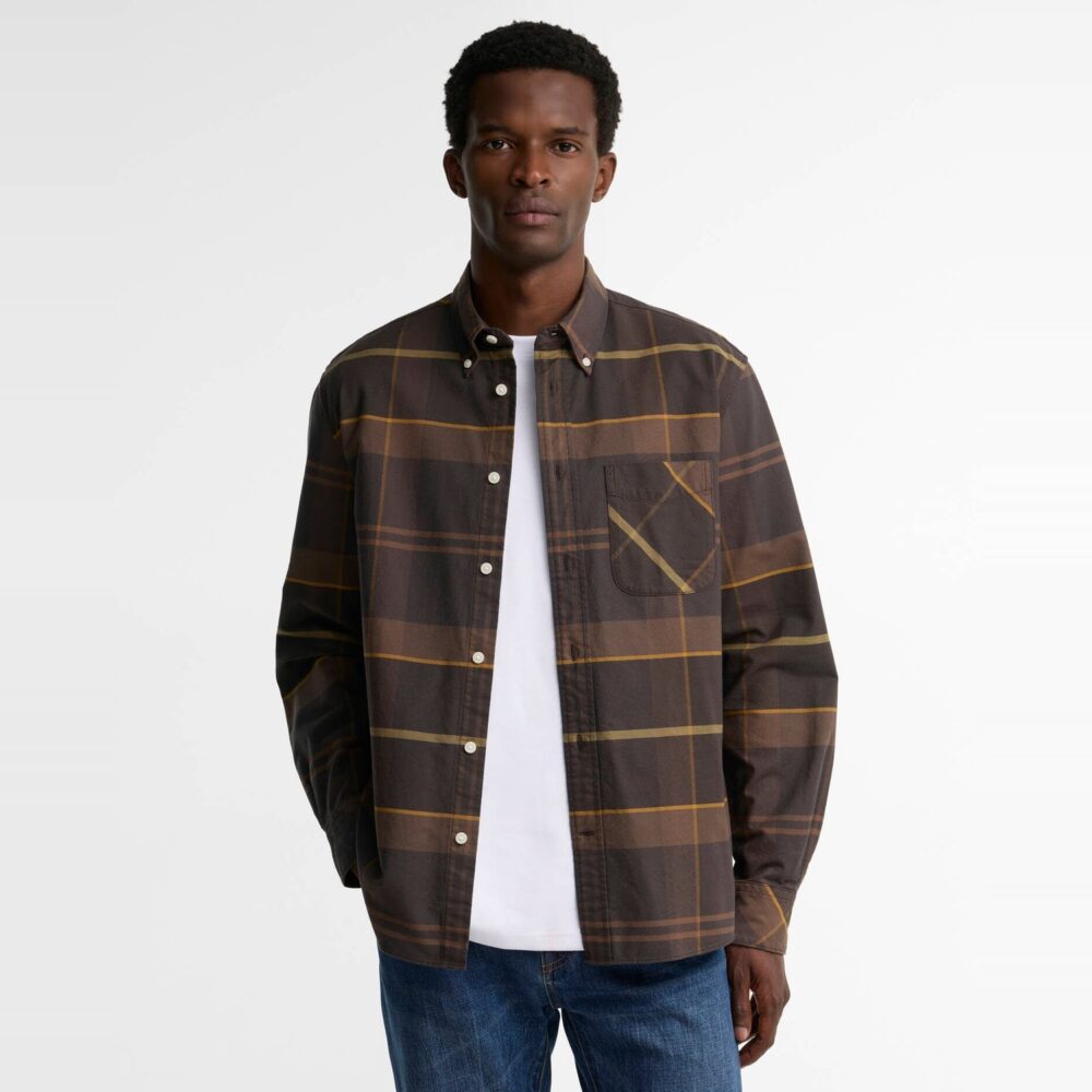 Barbour Mineral Tartan Dunoon Authentic Shirt - Dried Bracken Barbour Mineral Tartan Dunoon Authentic Shirt - Dried Bracken