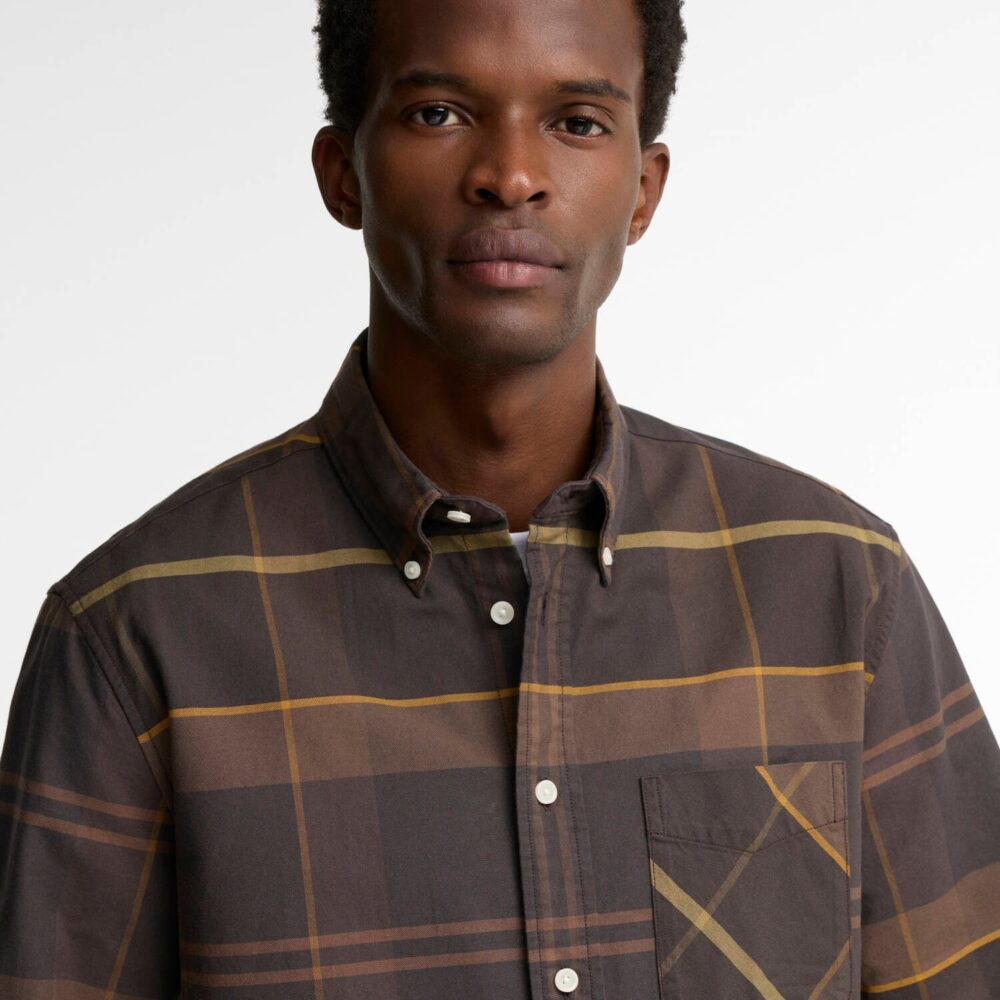 Barbour Mineral Tartan Dunoon Authentic Shirt - Dried Bracken Barbour Mineral Tartan Dunoon Authentic Shirt - Dried Bracken