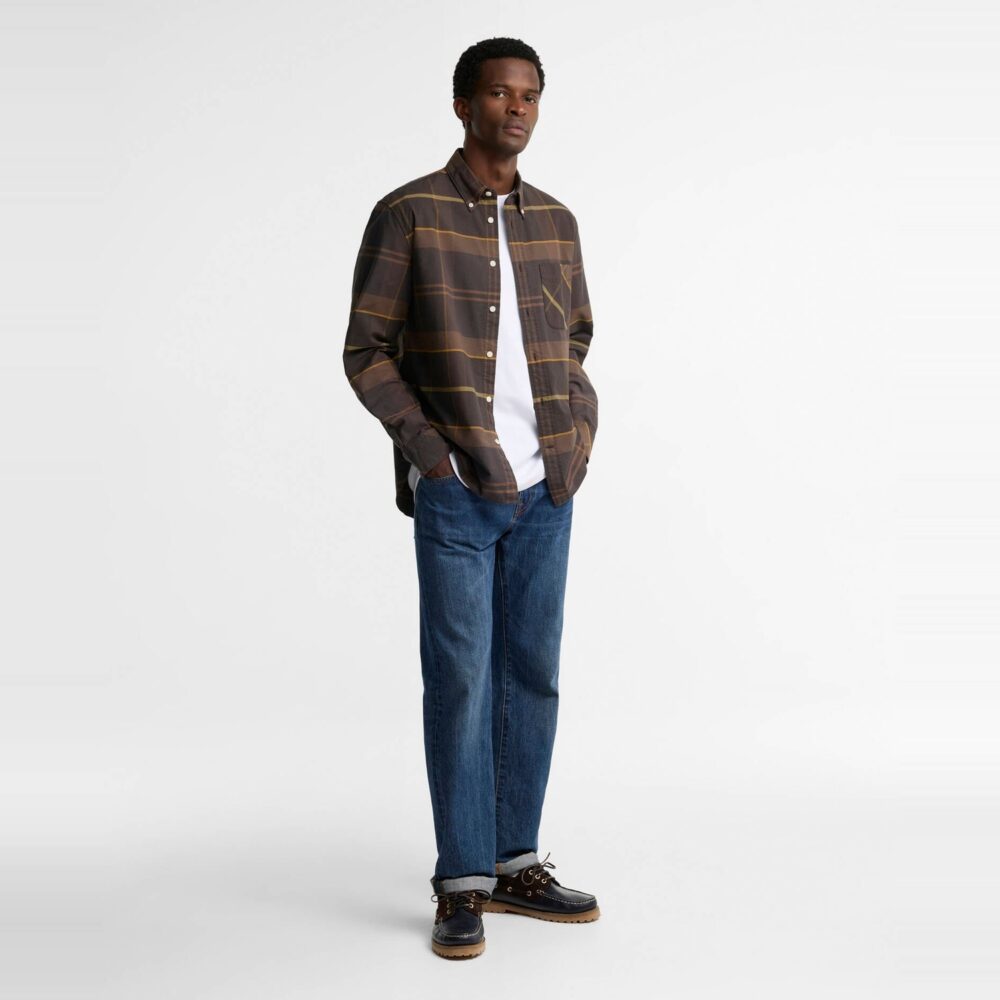 Barbour Mineral Tartan Dunoon Authentic Shirt - Dried Bracken