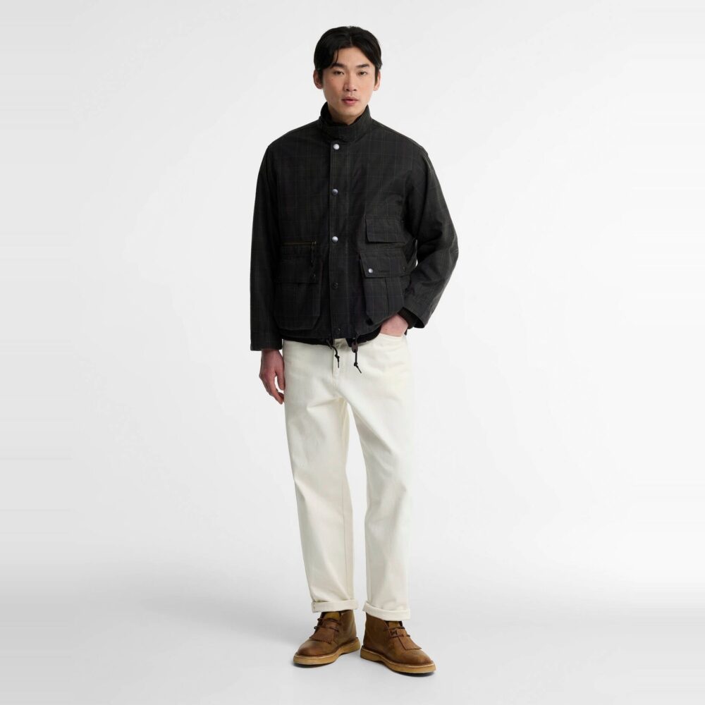 Barbour Modified Tartan Ursula Wax Jacket - Classic Tartan