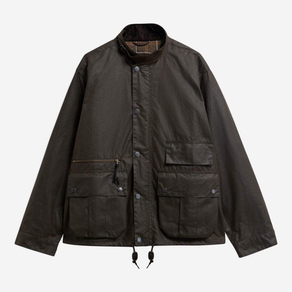 Barbour Modified Ursula Wax Jacket - Dark Brown