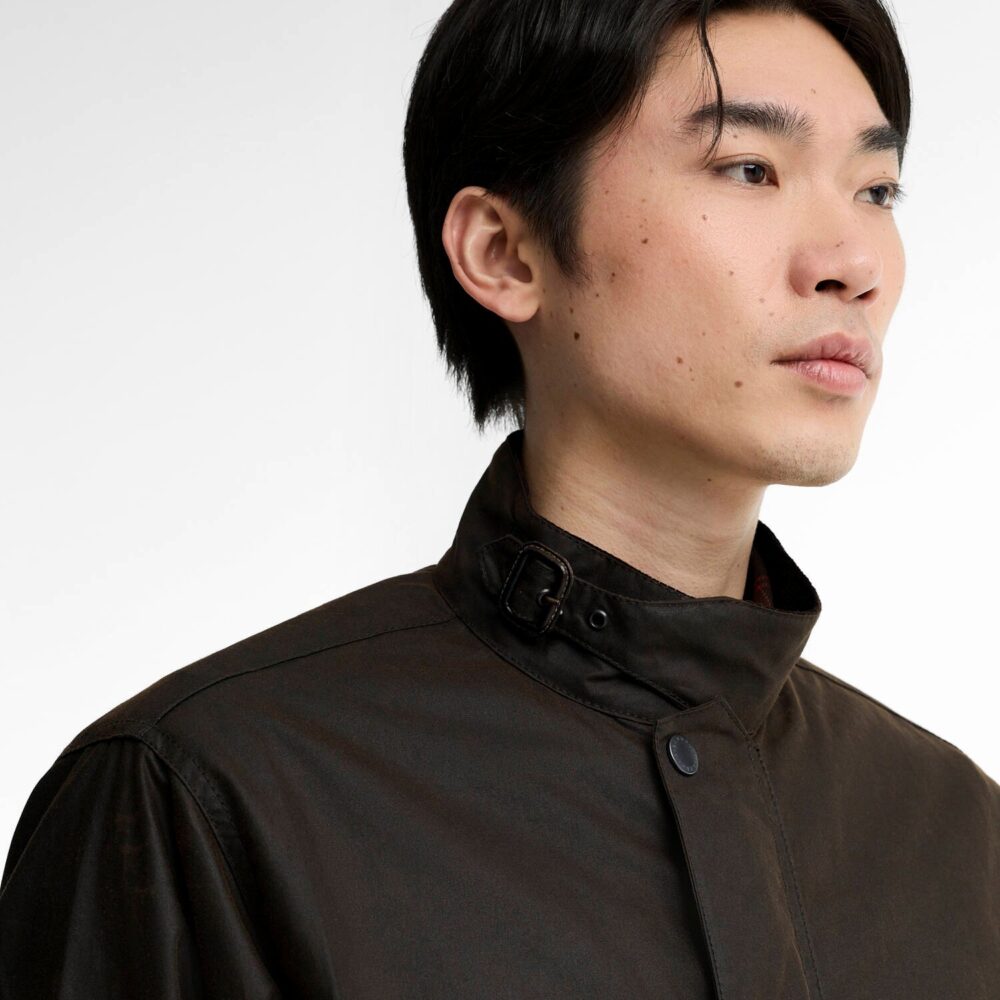 Barbour Modified Ursula Wax Jacket - Dark Brown