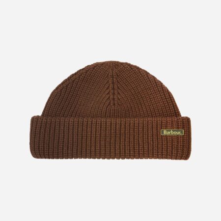 Barbour Mosely Beanie Hat - Soil