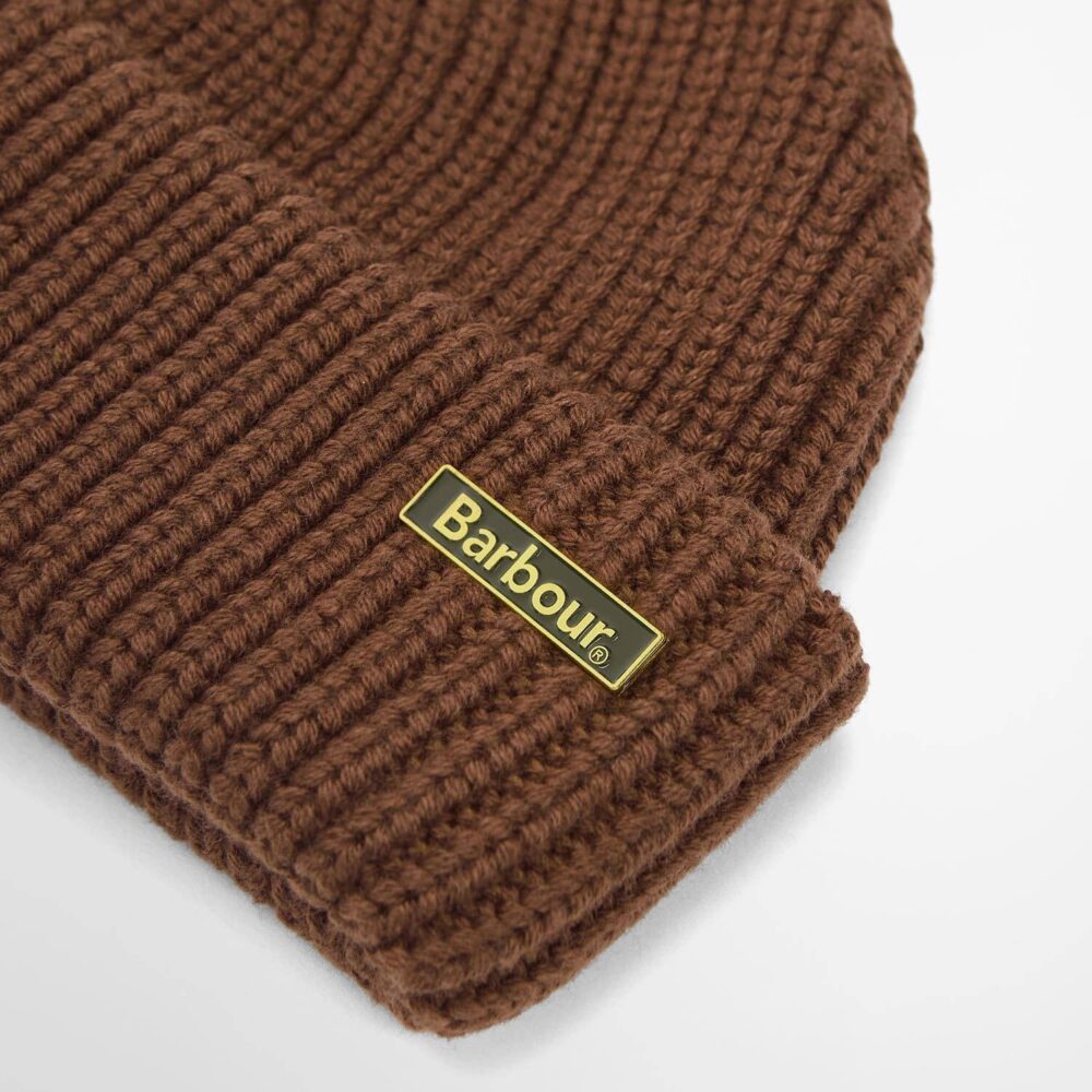 Barbour Mosely Beanie Hat - Soil