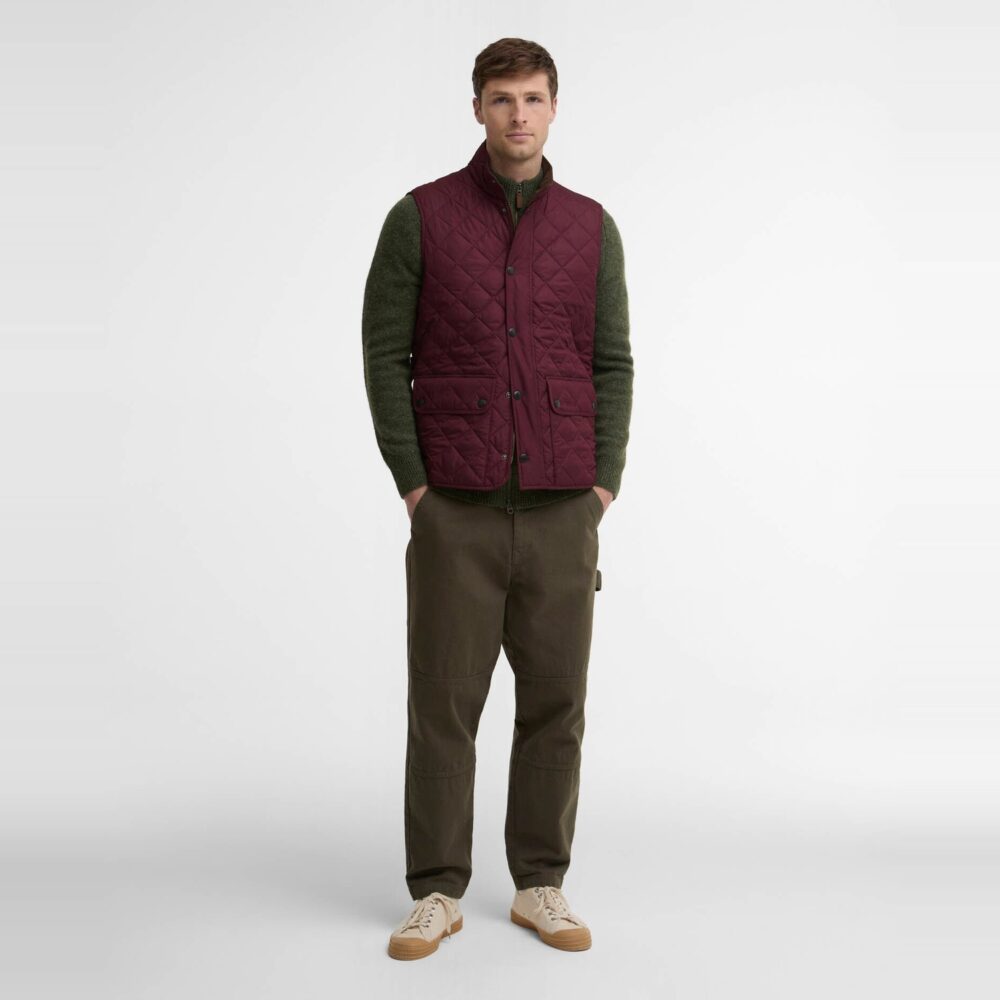 Barbour New Lowerdale Quilted Gilet - Bordeaux Barbour New Lowerdale Quilted Gilet - Bordeaux