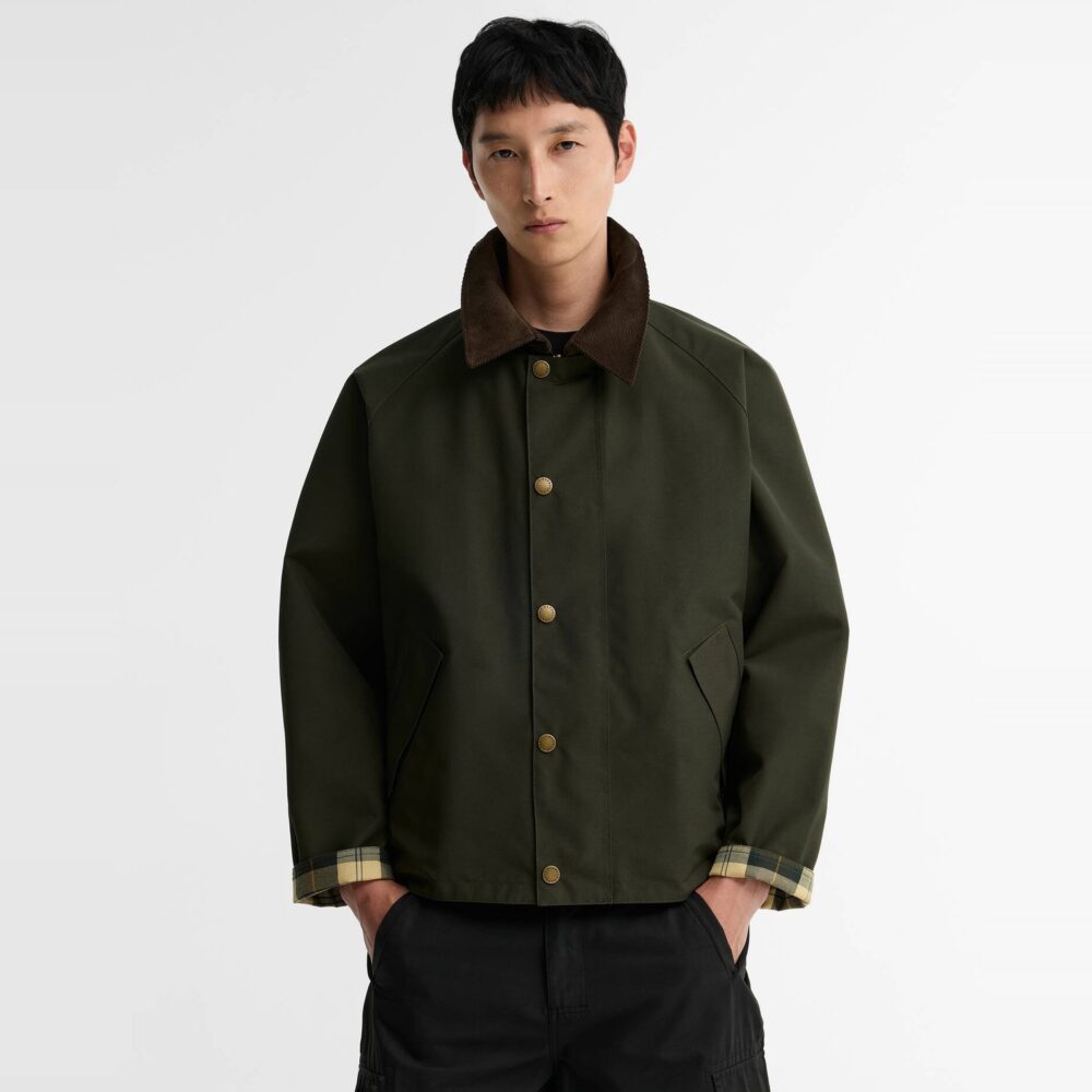 Barbour OS Reversible Transporter Casual Jacket - Sage/Ancient Barbour OS Reversible Transporter Casual Jacket - Sage/Ancient