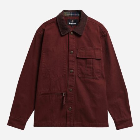 Barbour Ursula OS Canvas Overshirt - Chesnut Barbour Ursula OS Canvas Overshirt - Chesnut