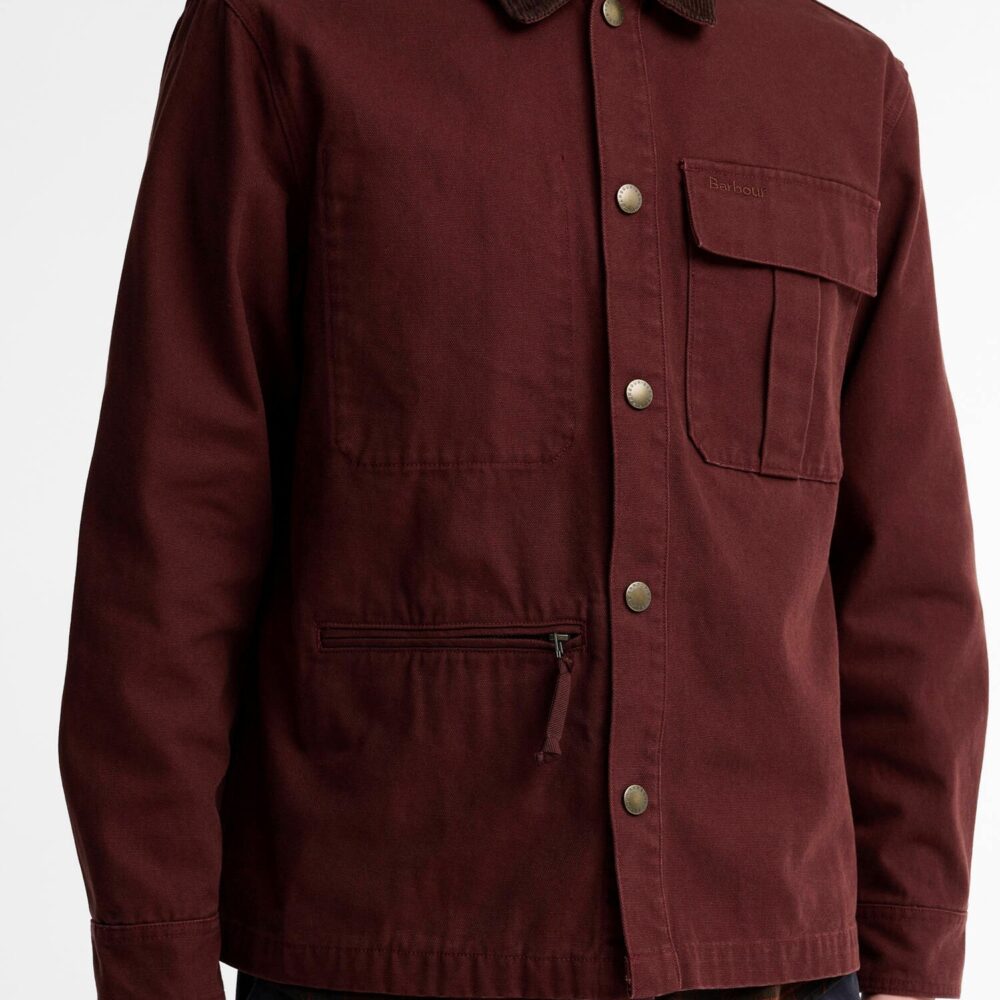 Barbour Ursula OS Canvas Overshirt - Chesnut Barbour Ursula OS Canvas Overshirt - Chesnut