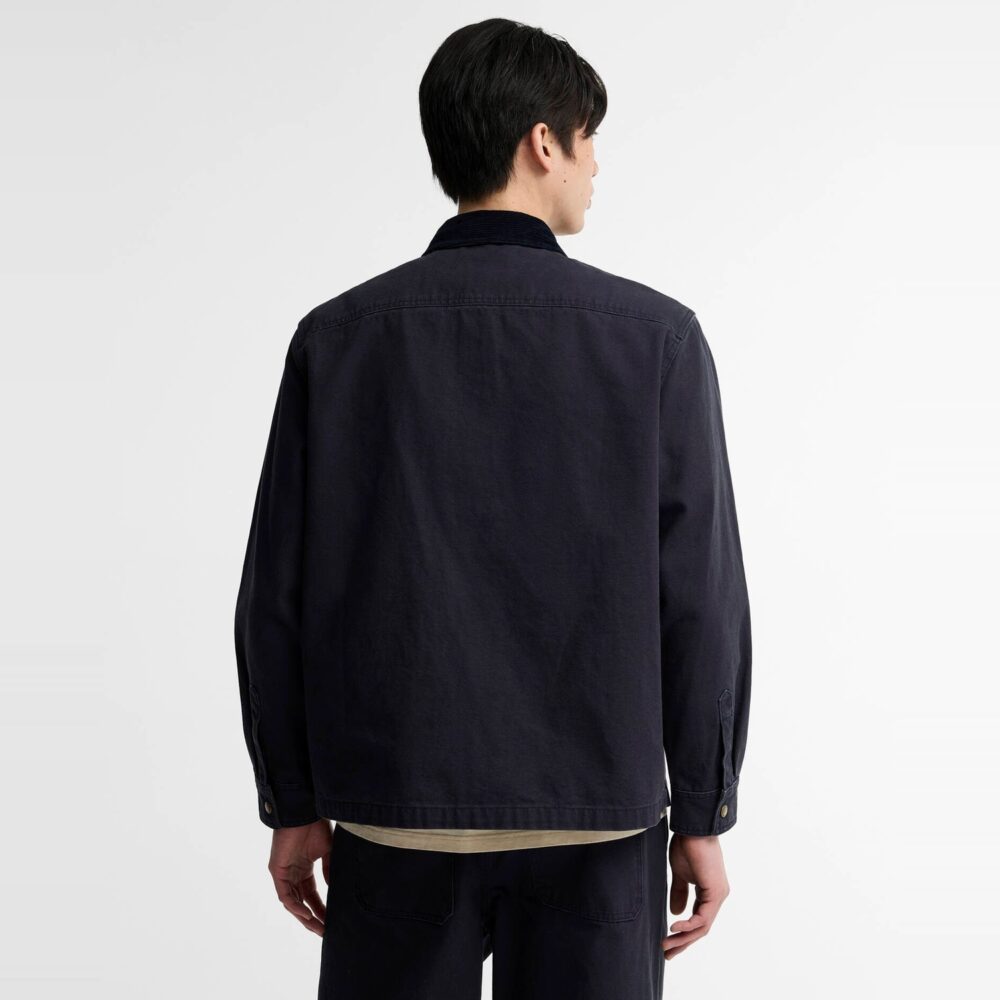 Barbour Ursula OS Canvas Overshirt - Dark Navy Barbour Ursula OS Canvas Overshirt - Dark Navy