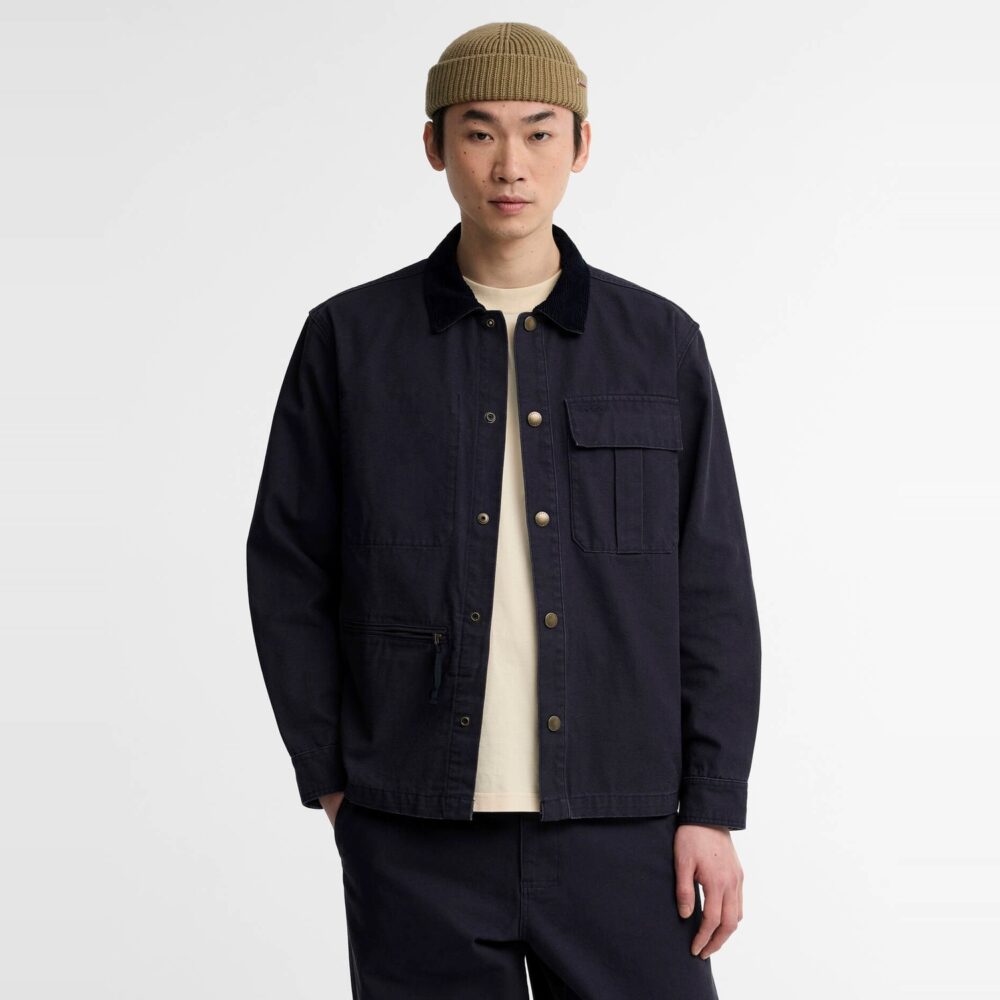 Barbour Ursula OS Canvas Overshirt - Dark Navy Barbour Ursula OS Canvas Overshirt - Dark Navy