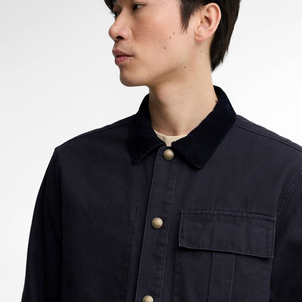 Barbour Ursula OS Canvas Overshirt - Dark Navy Barbour Ursula OS Canvas Overshirt - Dark Navy