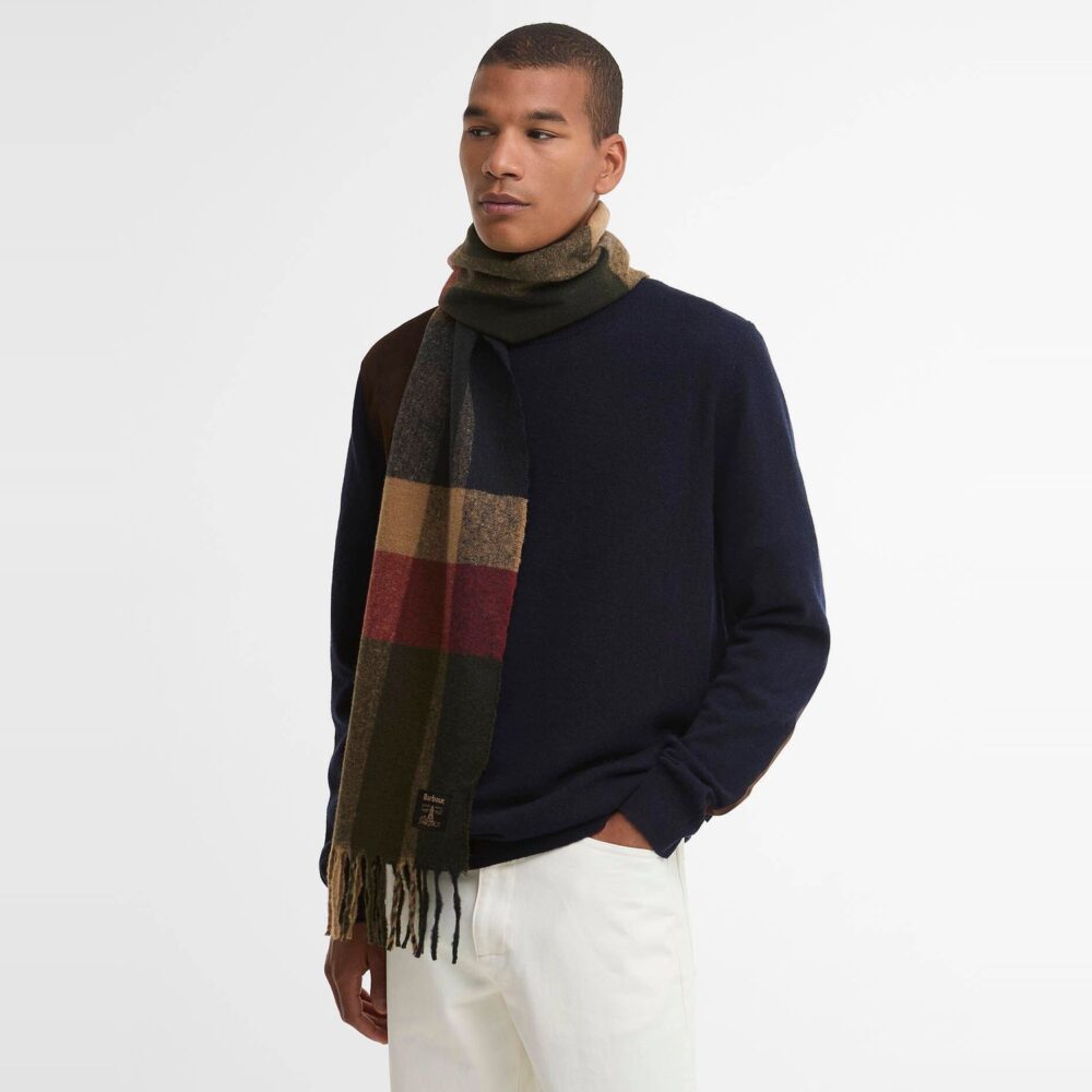 Barbour Westerdale Scarf - Sage/Sandstone