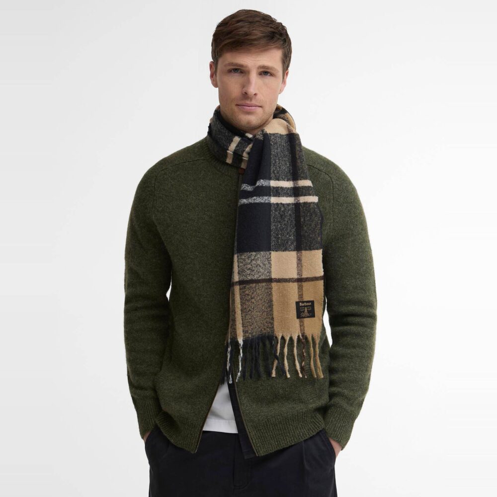 Barbour Yorklane Tartan Scarf - Birchwood Dress Tartan