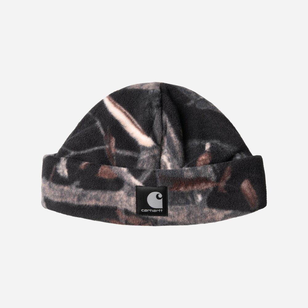 Carhartt WIP Blevin Beanie - Camo Feather Tree/Black Carhartt WIP Blevin Beanie - Camo Feather Tree/Black