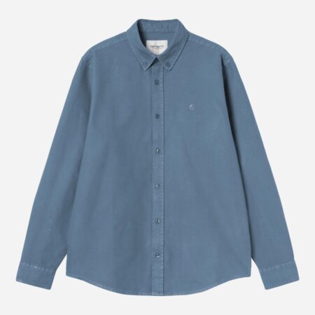 Carhartt WIP Bolton Shirt - Icesheet/Garment Dyed