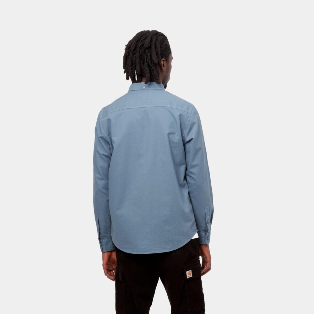 Carhartt WIP Bolton Shirt - Icesheet/Garment Dyed Carhartt WIP Bolton Shirt - Icesheet/Garment Dyed