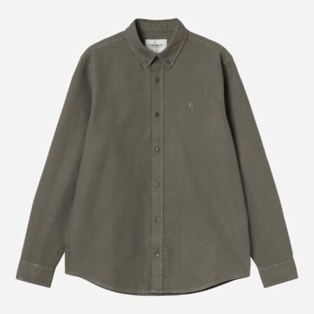 Carhartt WIP Bolton Shirt - Shungite/Garment Dyed Carhartt WIP Bolton Shirt - Shungite/Garment Dyed