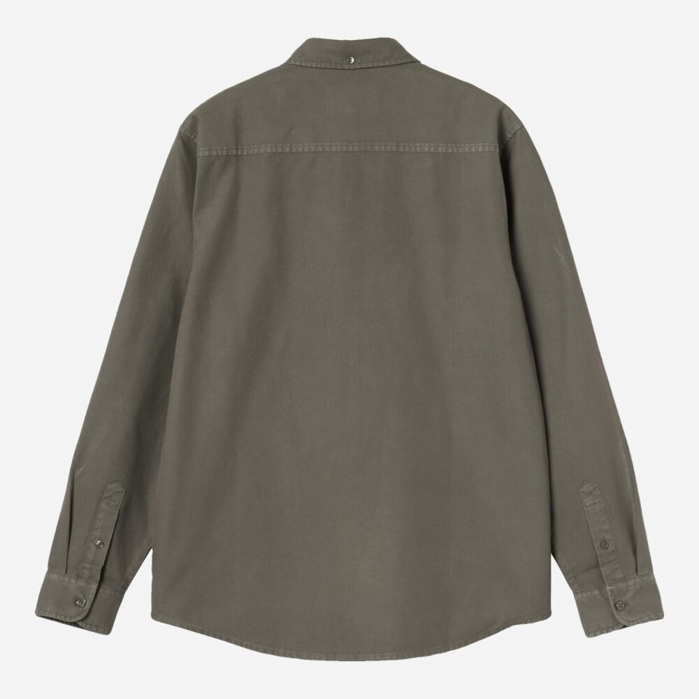 Carhartt WIP Bolton Shirt - Shungite/Garment Dyed Carhartt WIP Bolton Shirt - Shungite/Garment Dyed