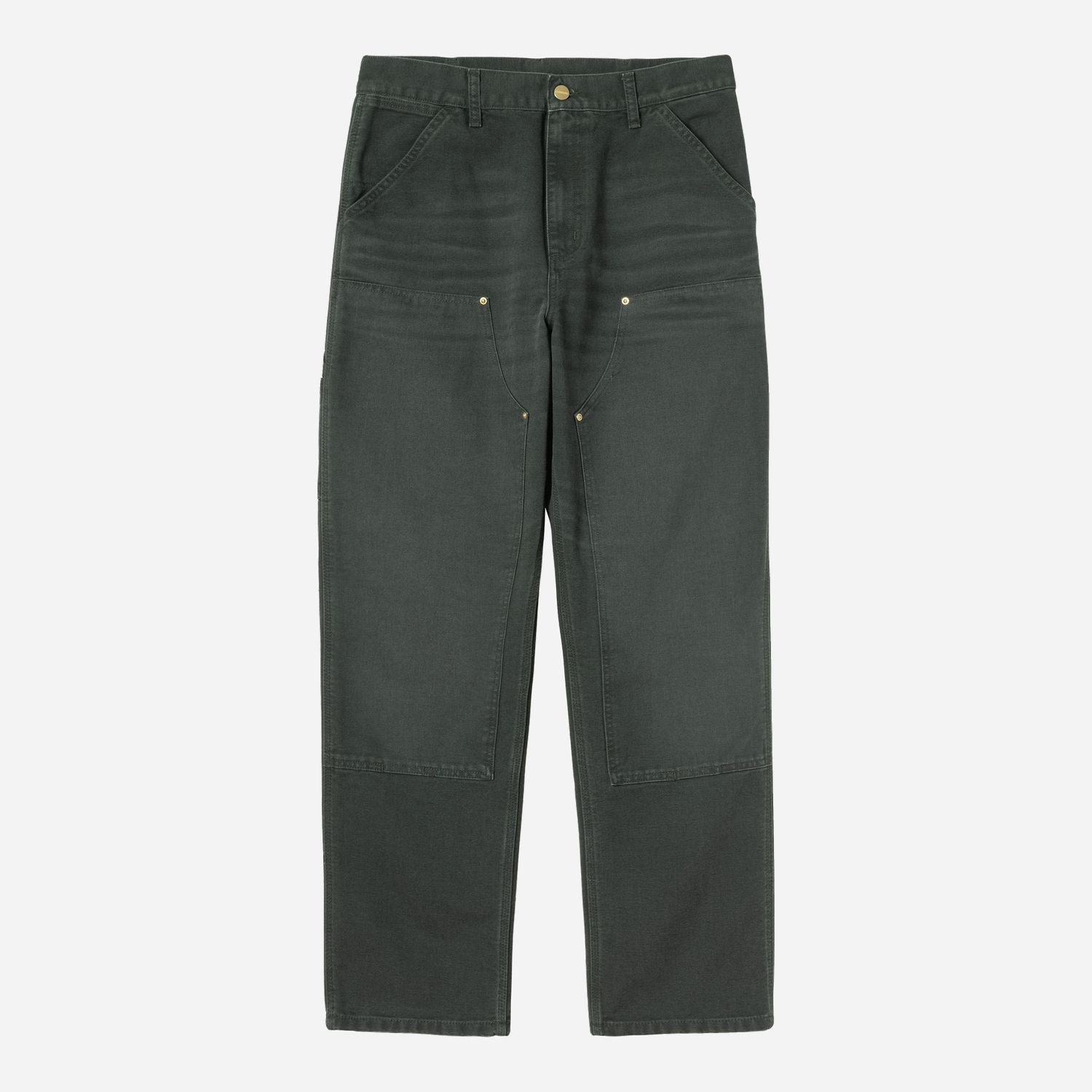 Carhartt WIP Double Knee Pant - Raven/Stone Canvas