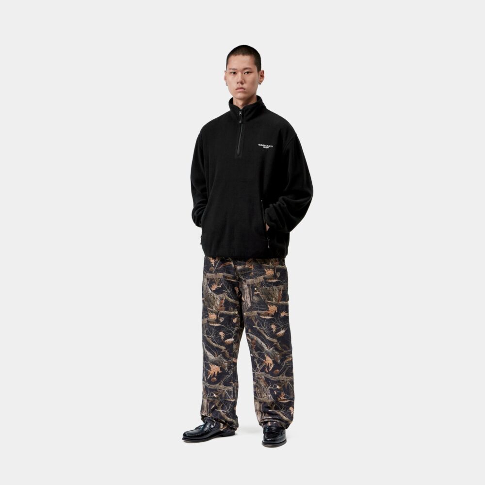Carhartt WIP Edmore Zipped Sweatshirt - Black/White