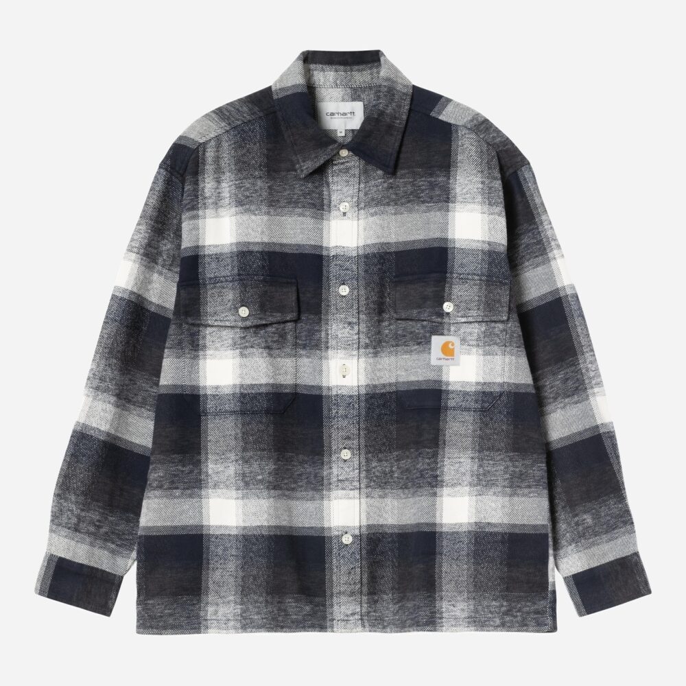 Carhartt WIP Esterson Shirt - Esterson Check/Dark Navy Carhartt WIP Esterson Shirt - Esterson Check/Dark Navy