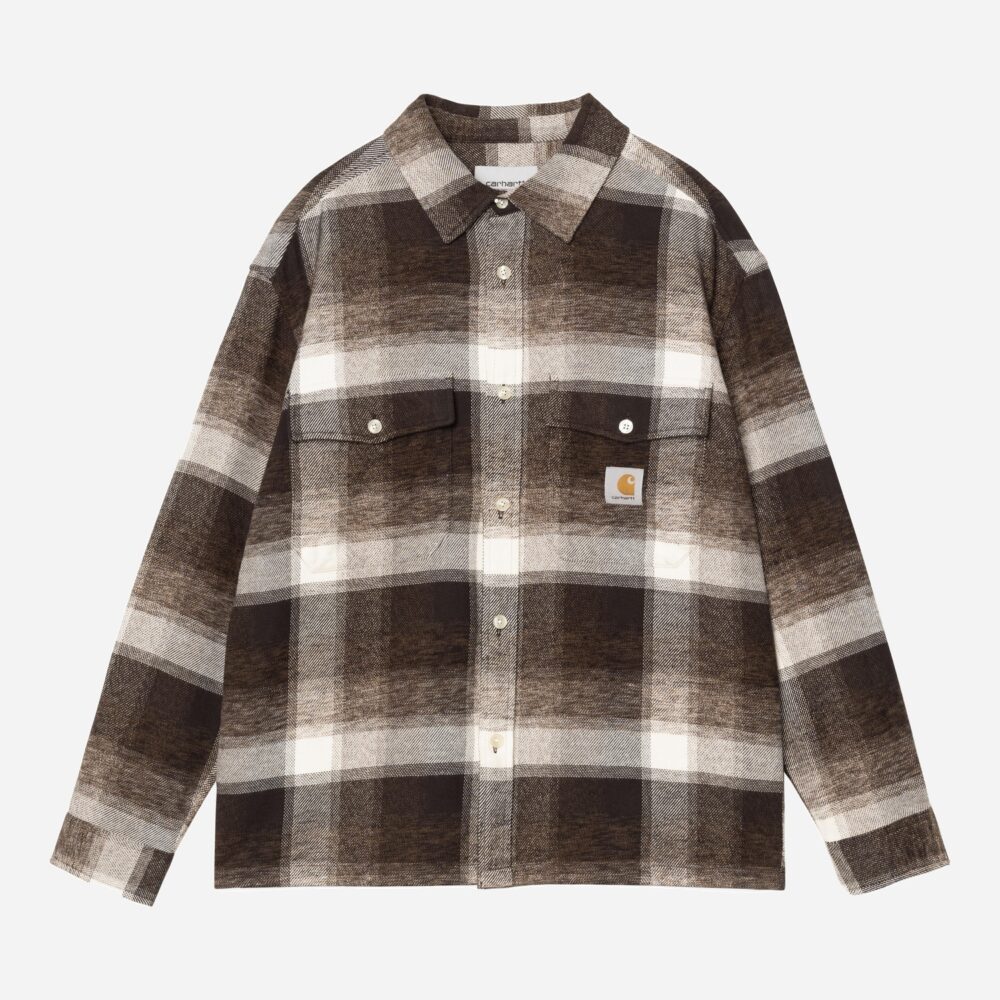 Carhartt WIP Esterson Shirt - Esterson Check/Tobacco