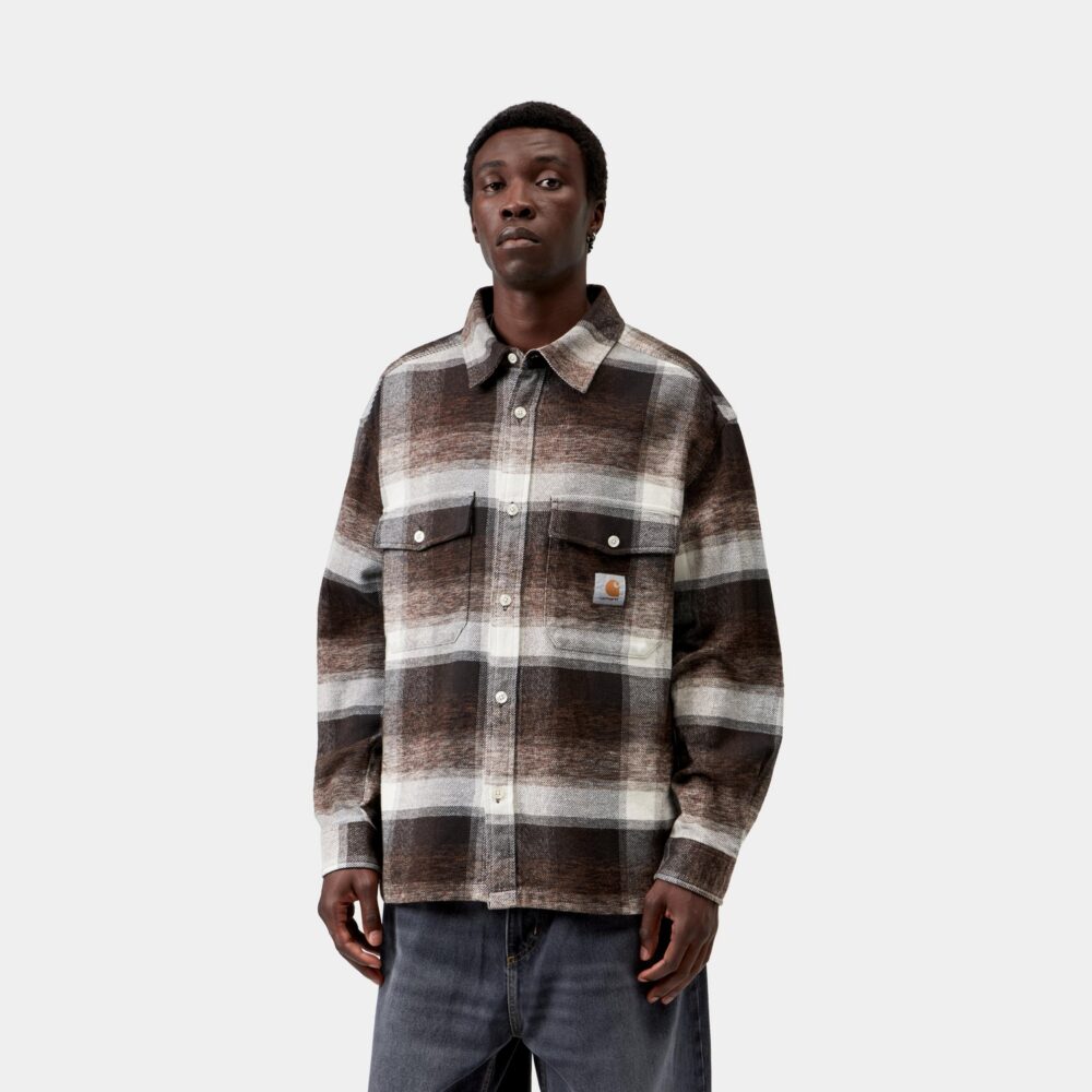Carhartt WIP Esterson Shirt - Esterson Check/Tobacco
