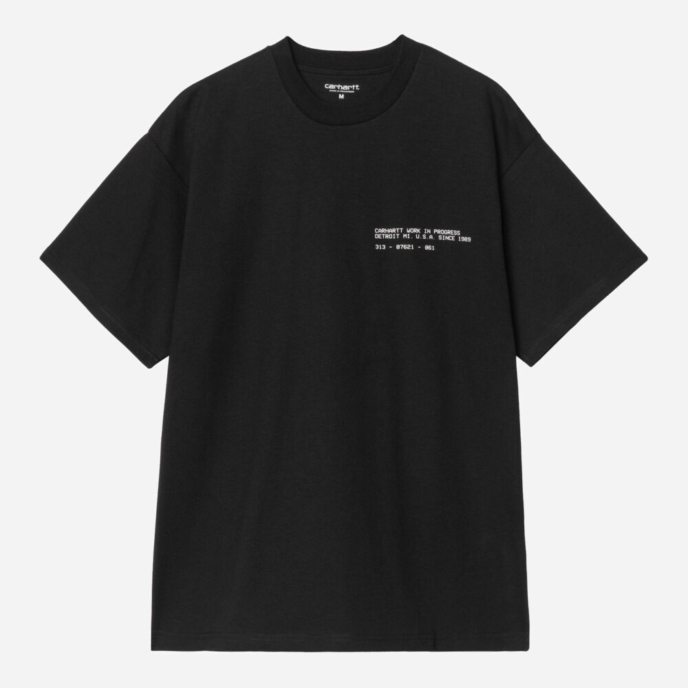 Carhartt WIP Feather Progress Tee - Black Carhartt WIP Feather Progress Tee - Black