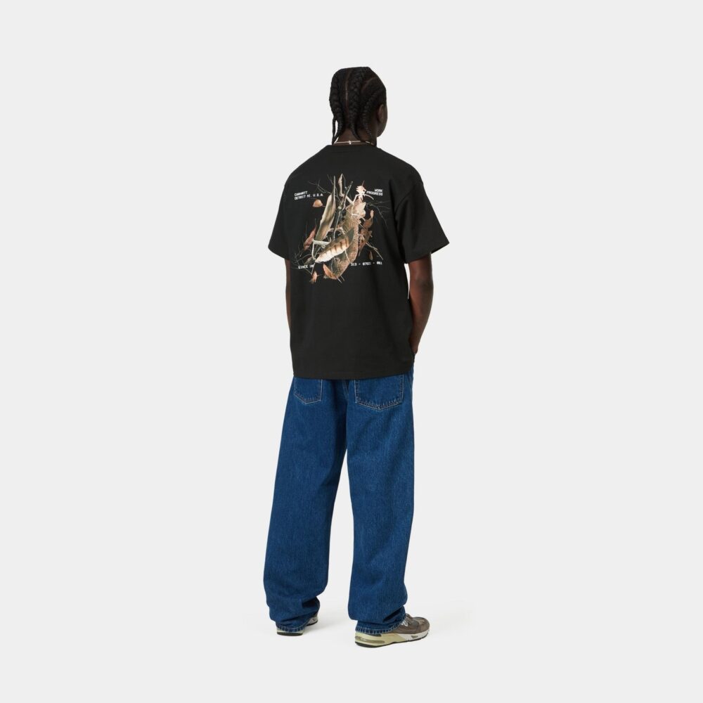 Carhartt WIP Feather Progress Tee - Black Carhartt WIP Feather Progress Tee - Black