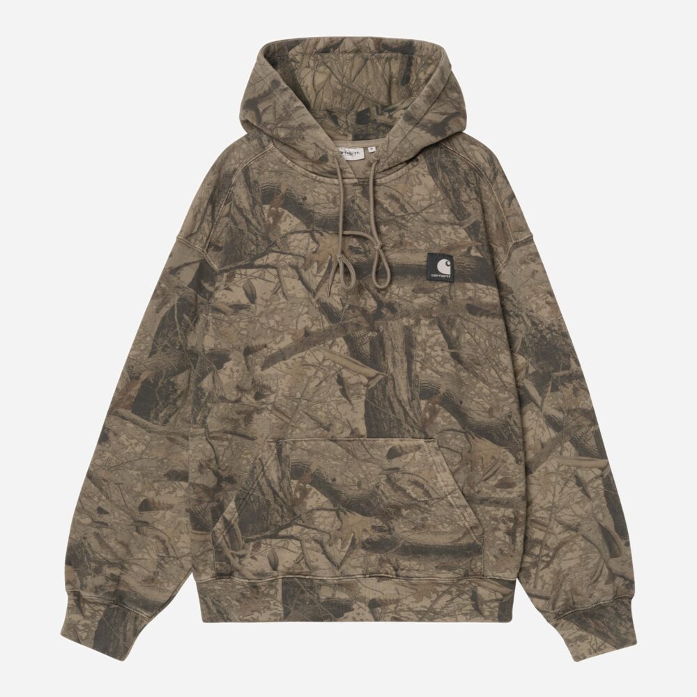Carhartt WIP Feather Tree Hoodie - Camo Feather Tree/Khaki/Shungite Carhartt WIP Feather Tree Hoodie - Camo Feather Tree/Khaki/Shungite