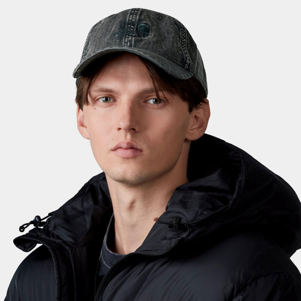 Carhartt WIP Lambert Cap - Raven Moon/Wash