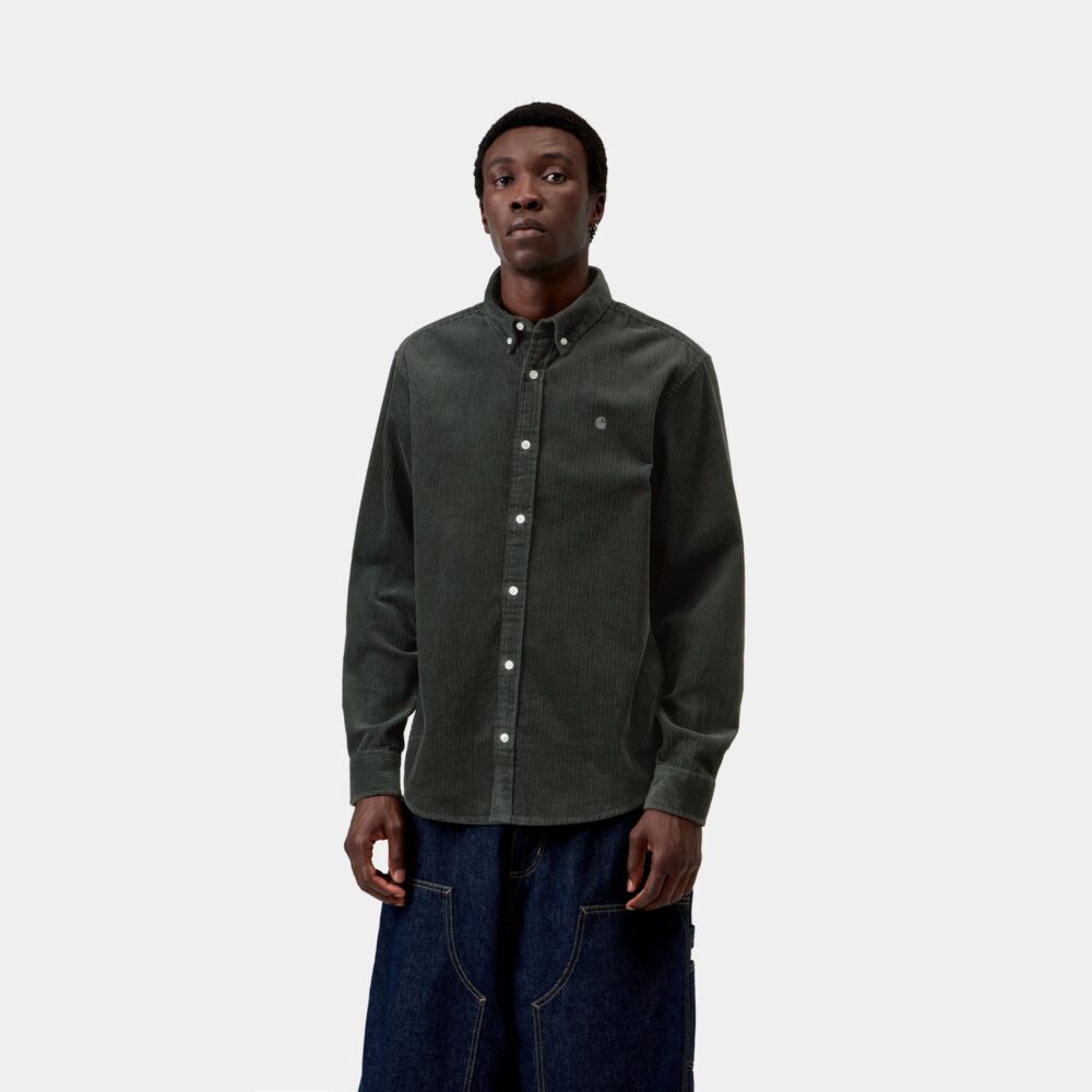 Carhartt WIP Madison Cord Shirt - Raven Carhartt WIP Madison Cord Shirt - Raven