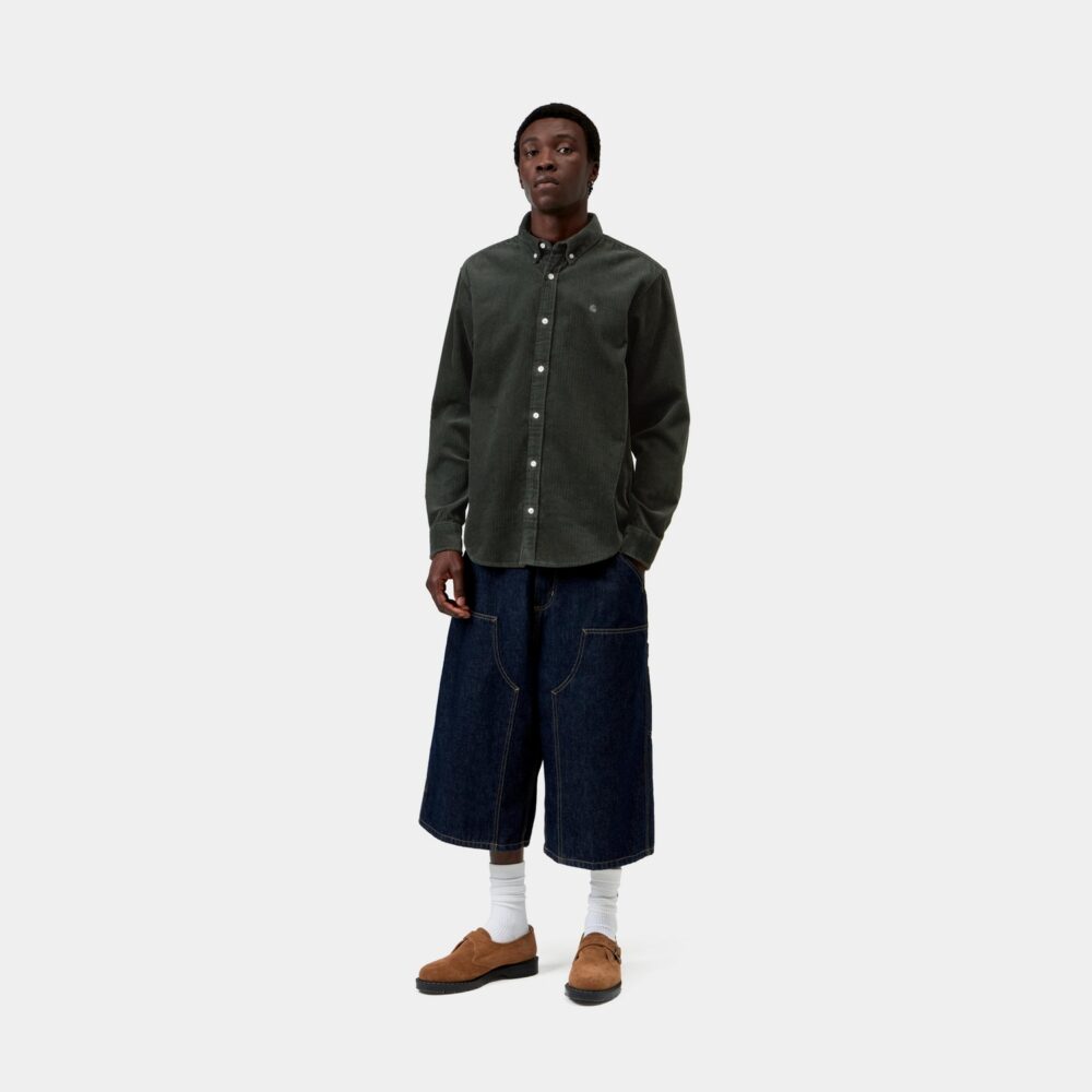 Carhartt WIP Madison Cord Shirt - Raven