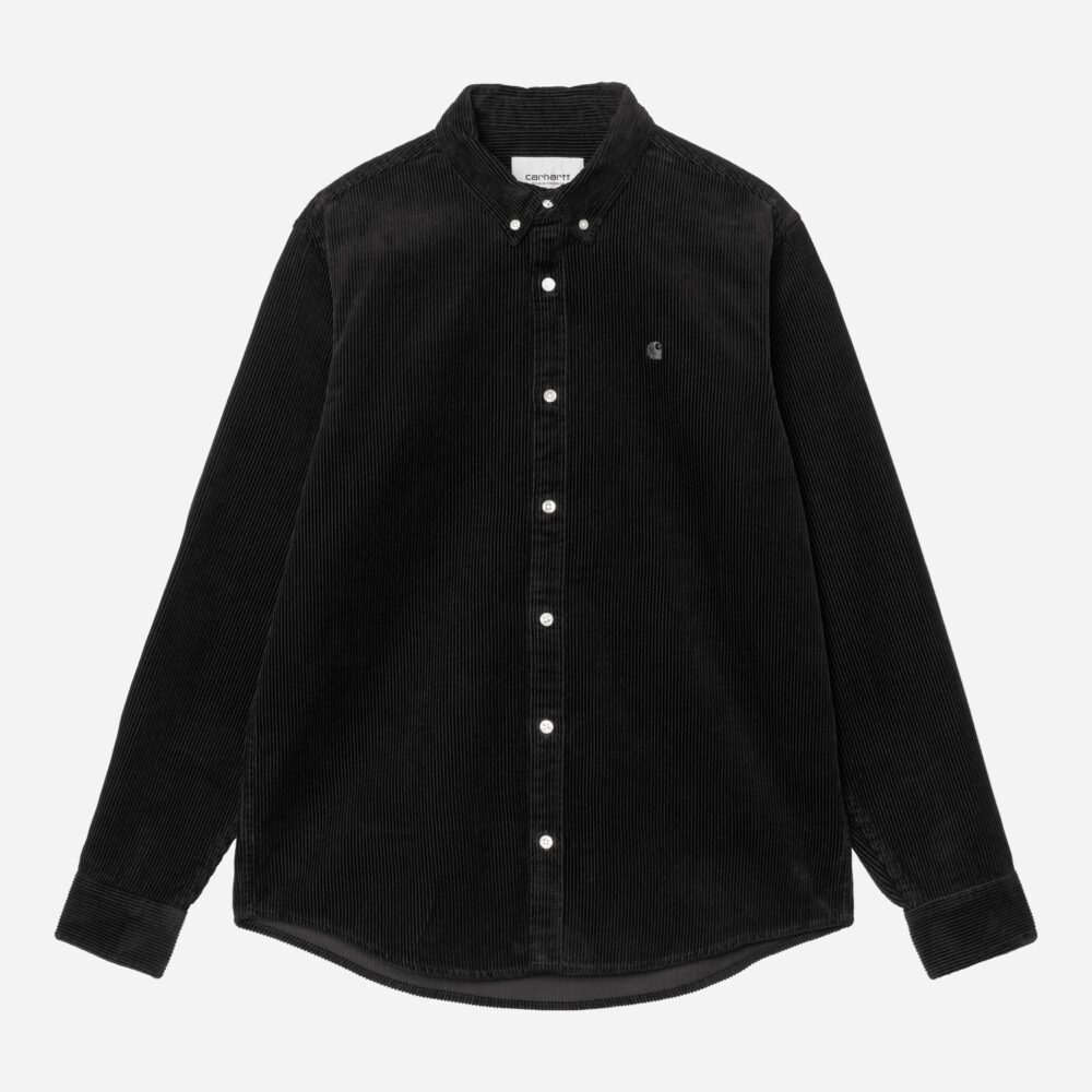 Carhartt WIP Madison Cord Shirt - Soot