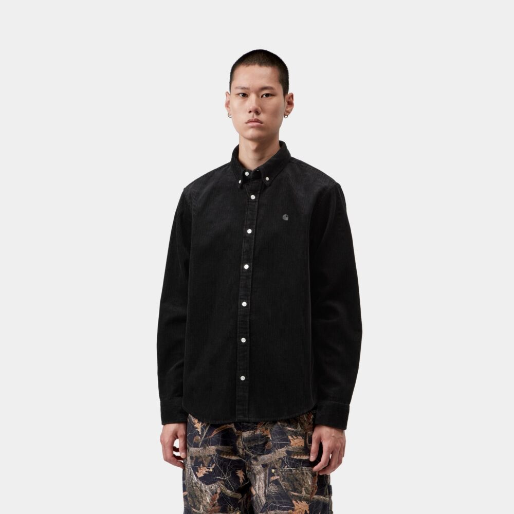 Carhartt WIP Madison Cord Shirt - Soot