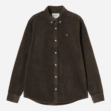Carhartt WIP Madison Cord Shirt - Tobacco